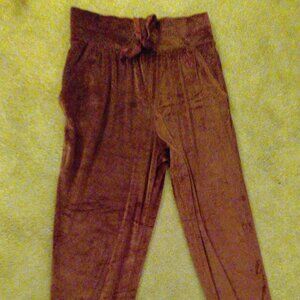 Victoria Secret lounge pants size medium Velvet feel, drawstring waist